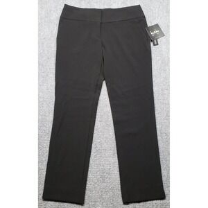 By & By Dress Pants Womens 5 Black Solid Tropical Waist Slimming Stretch New
